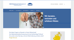 Desktop Screenshot of mieterschutz-do.de